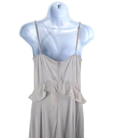Lovestitch X Petal & Pup | NEW Tanya Beaded Maxi Dress in Grey Size L - Picture 9 of 12
